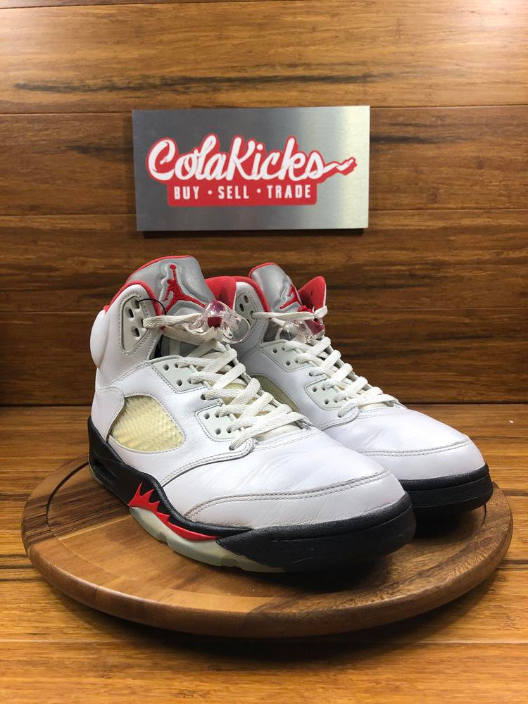 Air jordan 5 retro fire red on sale