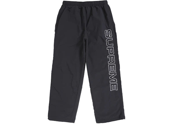 Supreme Spellout Embroidered Track Pant (FW24) Black