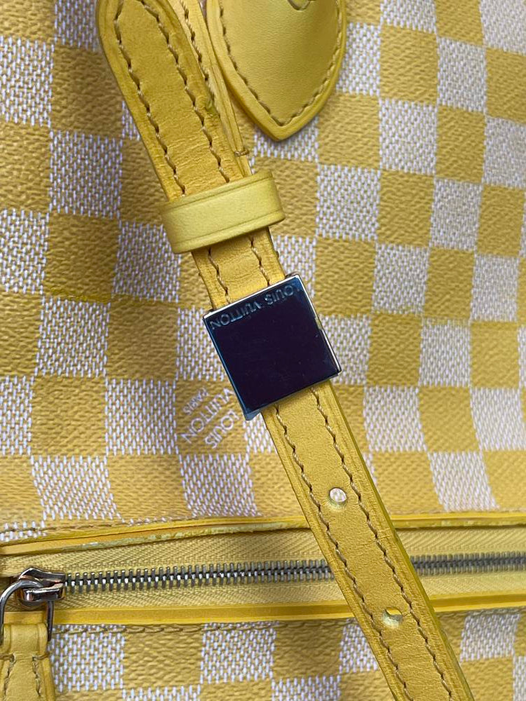 Louis Vuitton Damier Couleur Mobil Tote Yellow