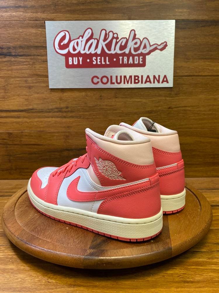 Jordan 1 Mid Strawberries and Cream (Women's)