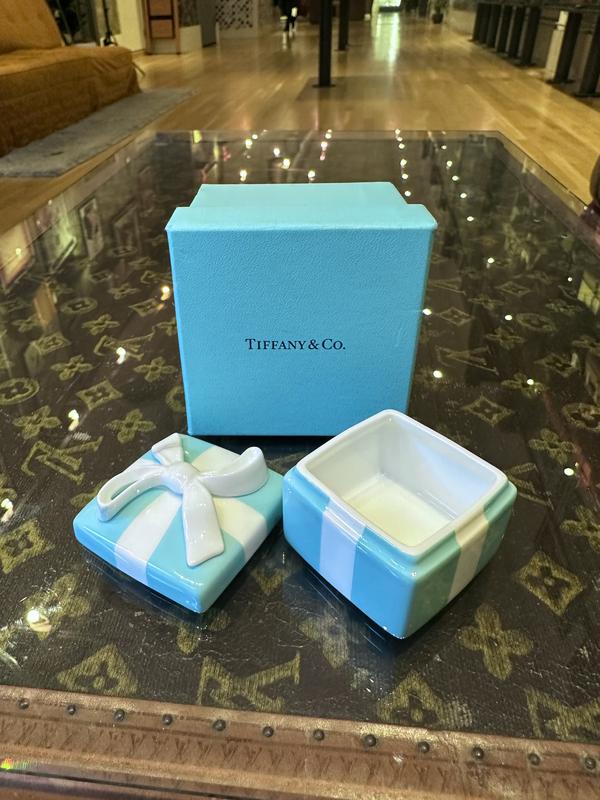 Tiffany & Co. Porcelain Blue Holder Box