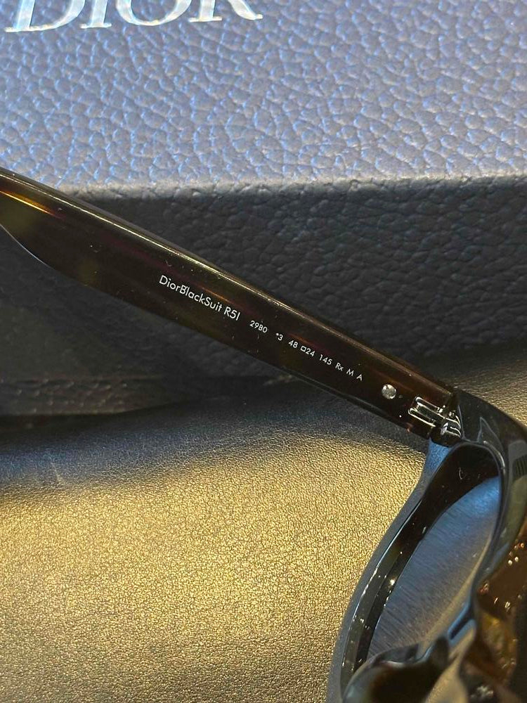 Dior Black Suit R5I Tortoise Sunglasses