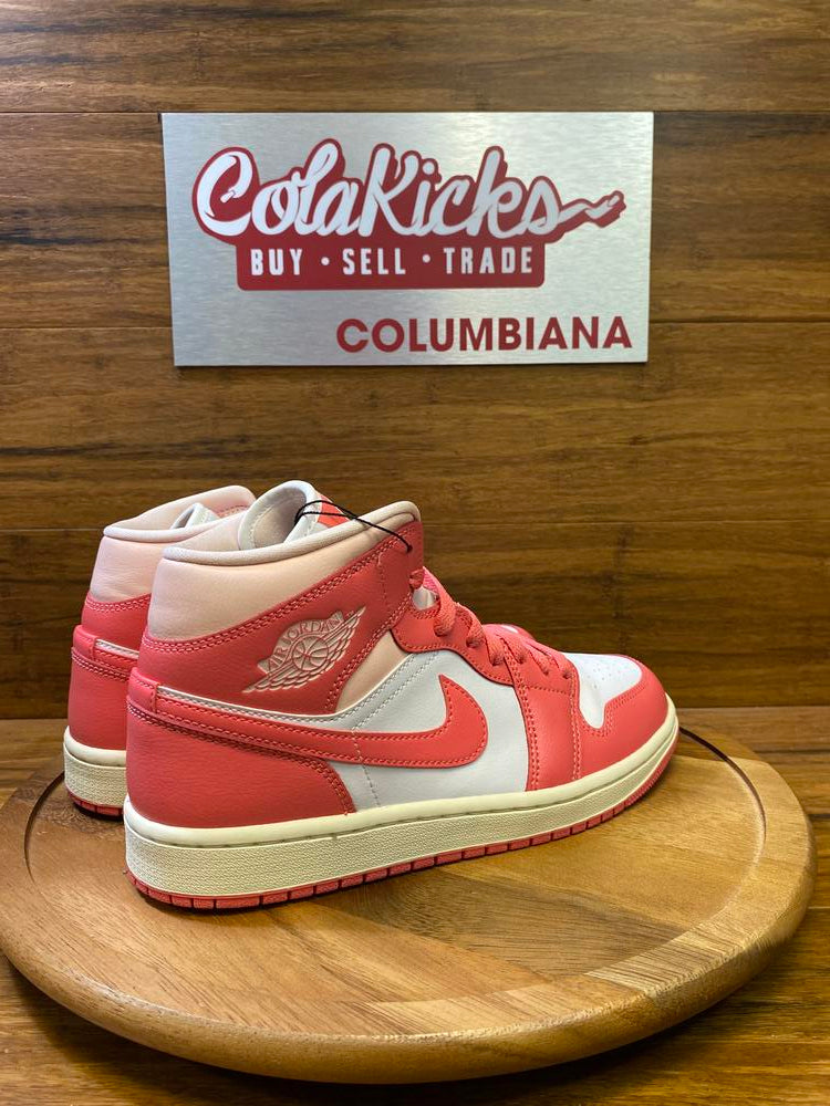 Jordan 1 Mid Strawberries and Cream (Women's)