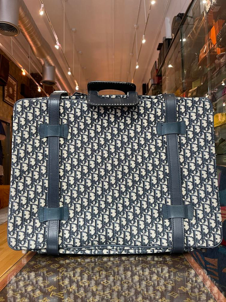 Christian Dior Canvas/Leather Suitcase