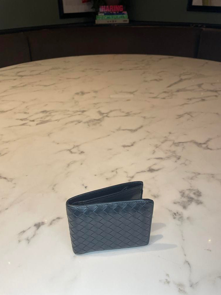 Bottega Black Bifold Wallet