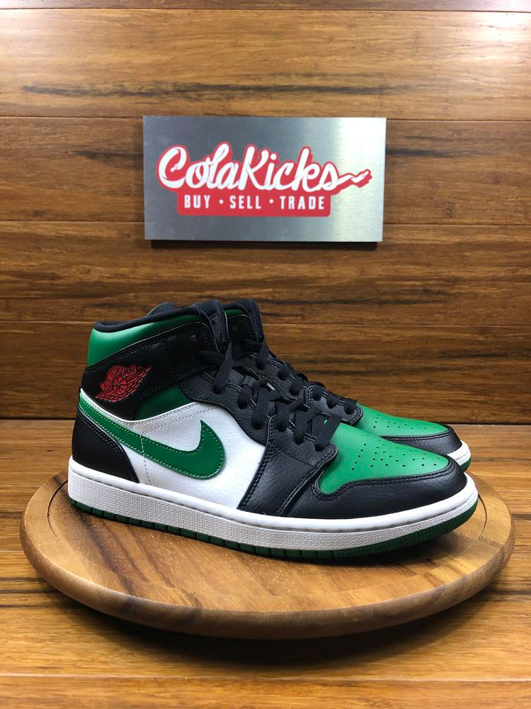 Jordan 1 Mid Green Toe