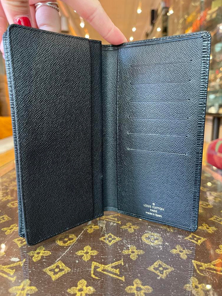 Louis Vuitton Epi Black Long Bifold Wallet