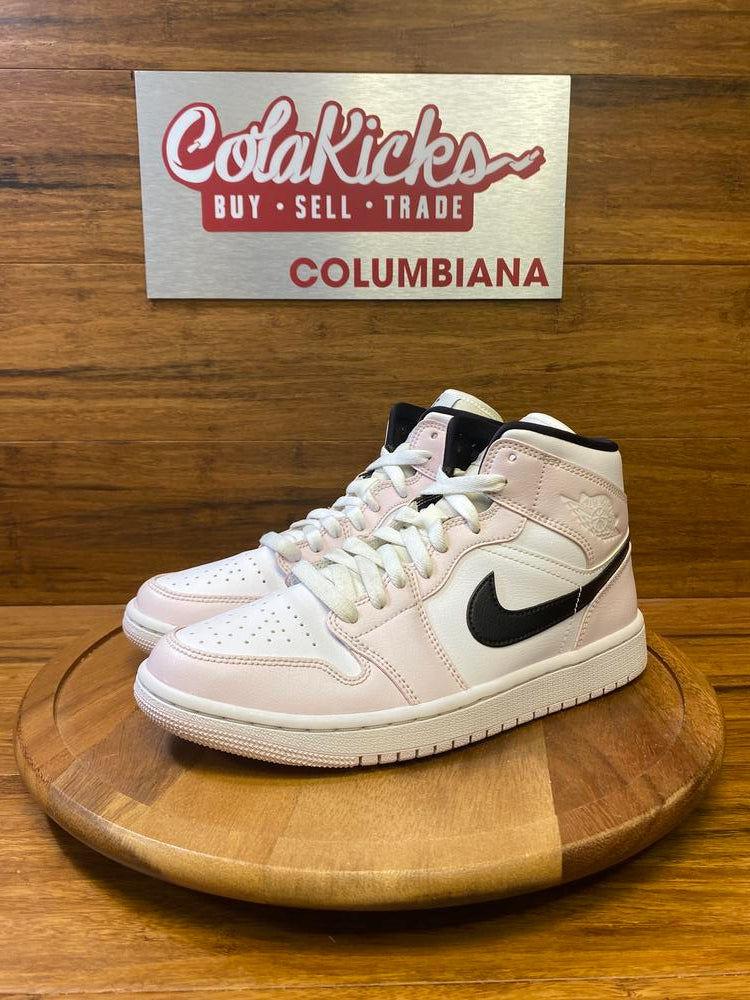 Jordan 1 Mid Barely Rose (Women's)