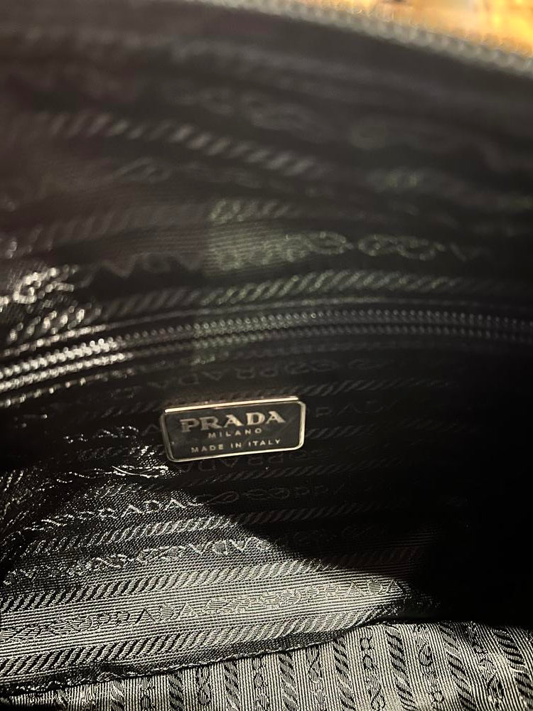 Prada Black Nylon Shoulder Bag