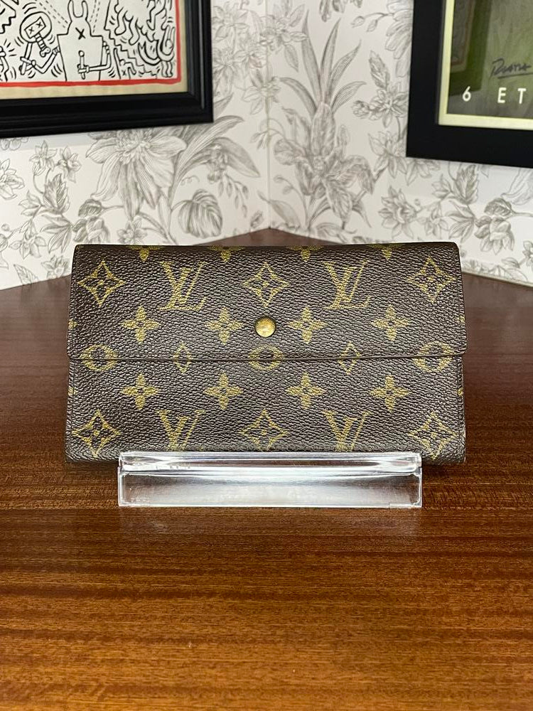 Louis Vuitton Monogram Snap Long Wallet