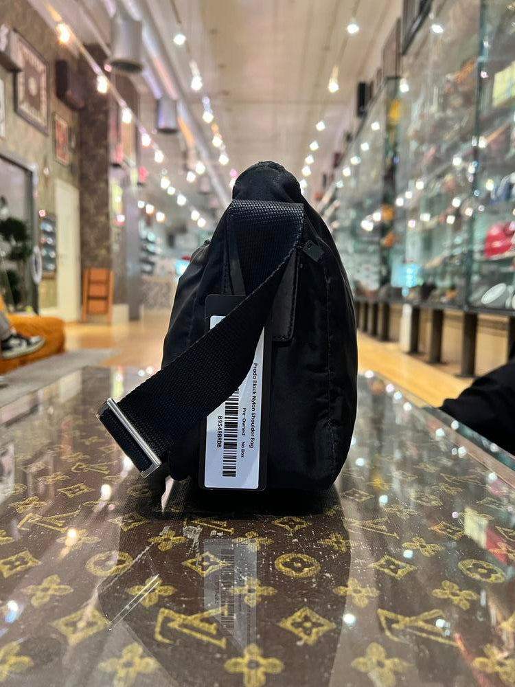 Prada Black Nylon Shoulder Bag