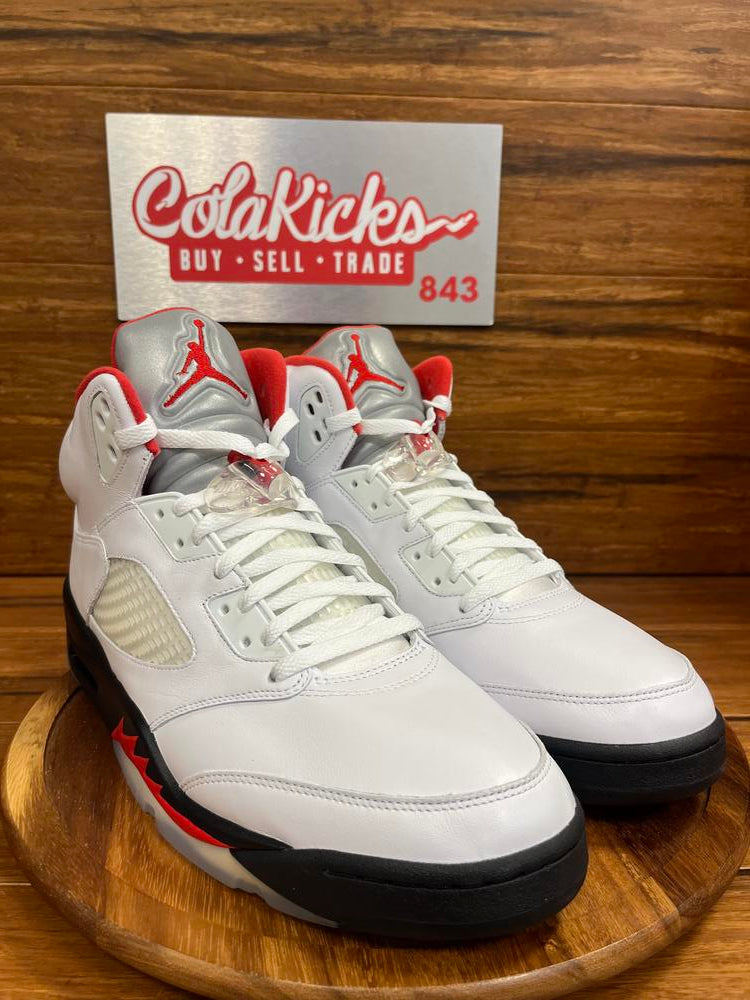 Jordan 5 Retro Fire Red Silver Tongue (2020)