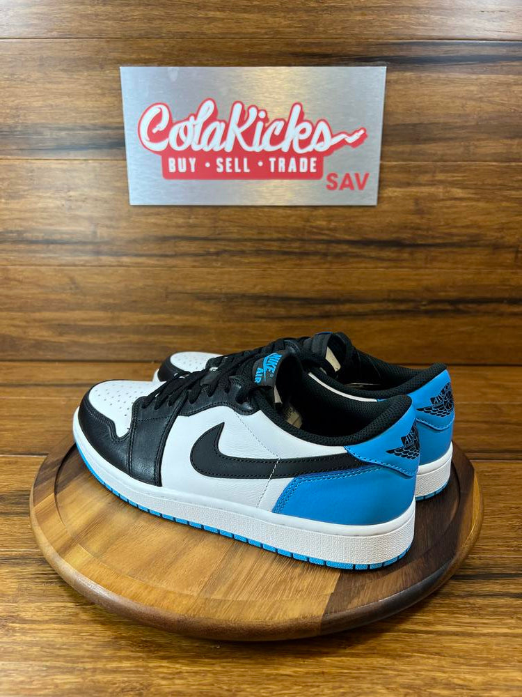 Jordan 1 Retro Low OG Black Dark Powder Blue