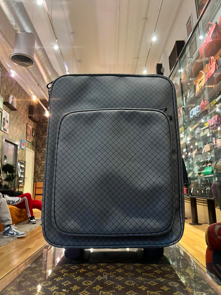 Bottega Grey/Black Roller Luggage Case