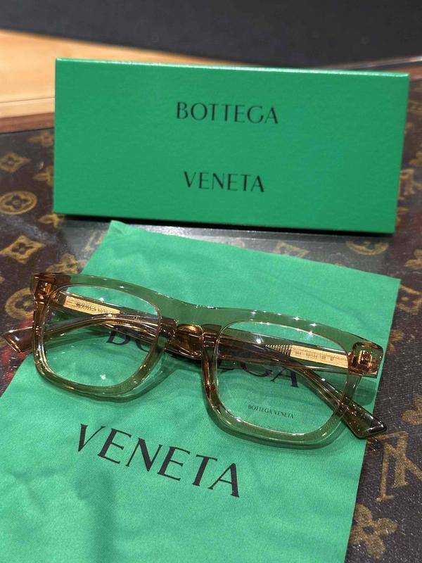 Botega Veneta Eyeglasses Translucent Beige