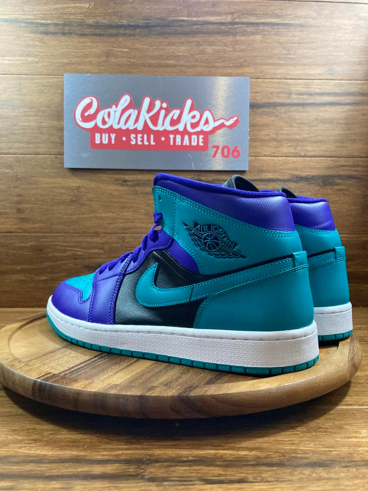 Jordan 1 Mid Black Grape (Women's)