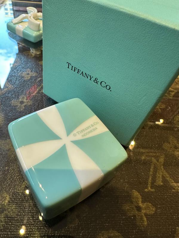 Tiffany & Co. Porcelain Blue Holder Box