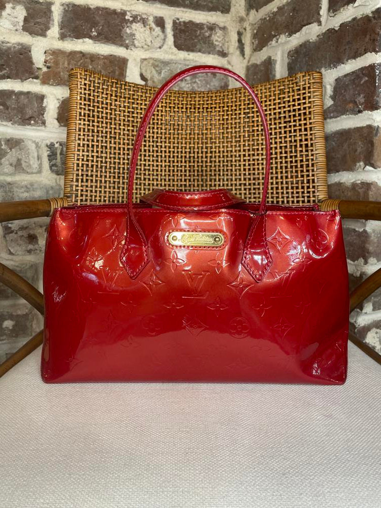 LV Wiltshire Red Vernis Tote