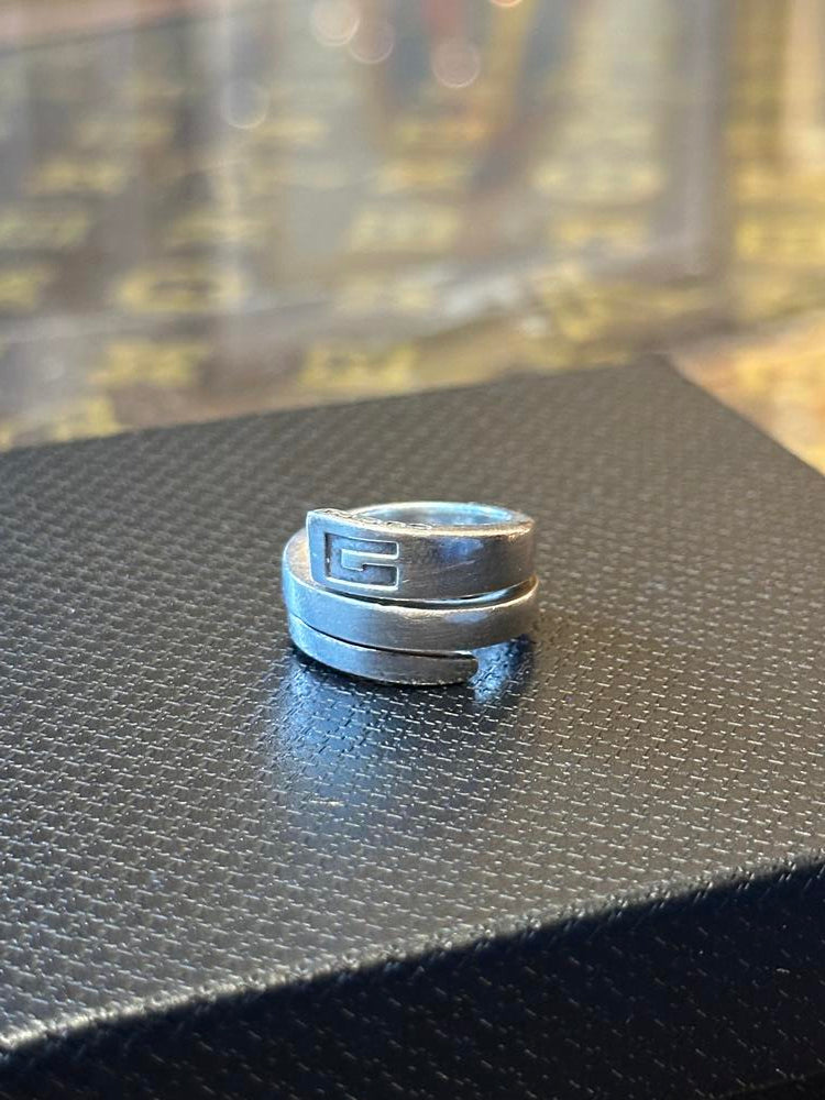 Gucci Sterling Silver Snake Ring