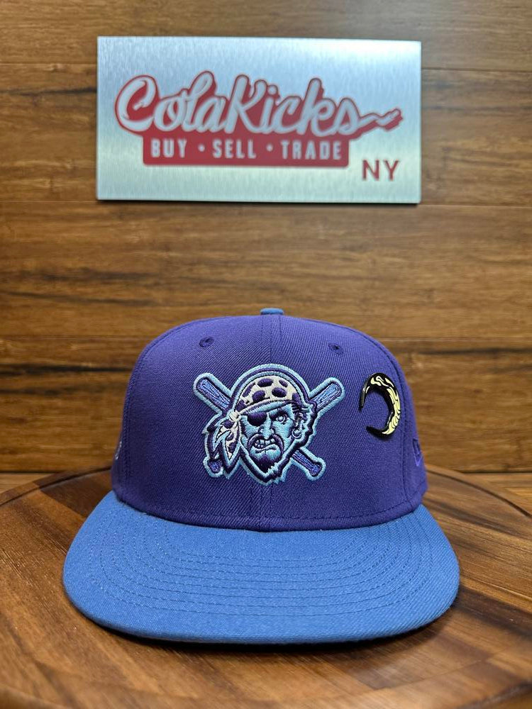 New Era Hat Club Exclusive Pittsburgh Pirates Fitted Hat Purple