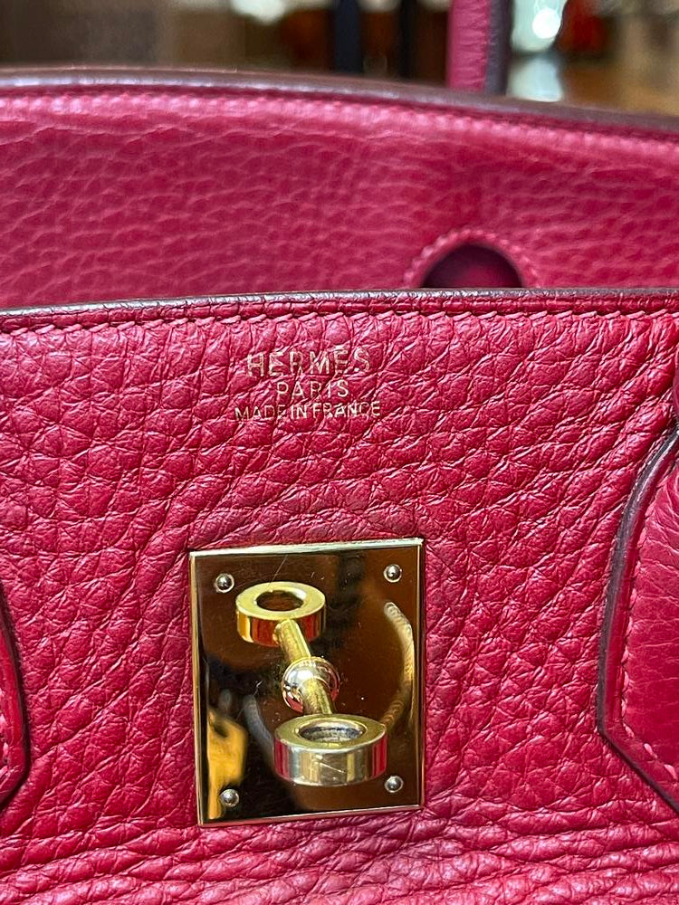 Hermes Birkin 30 Rubis Gold 1999