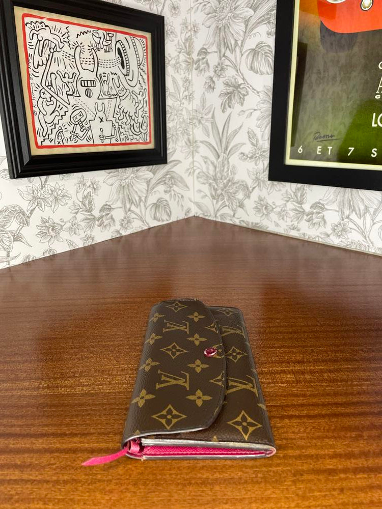 Louis Vuitton Monogram Snap Long Wallet (w/ Initials)