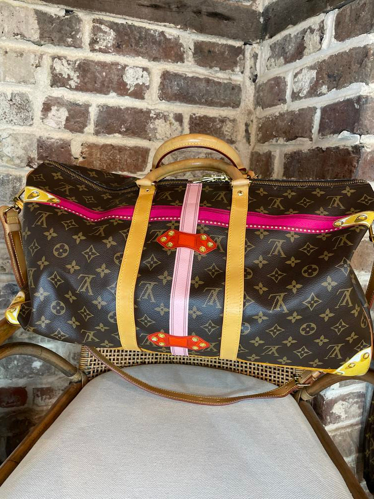 Louis Vuitton Monogram Summer 'Trunks And Bags' Bandouliere 50