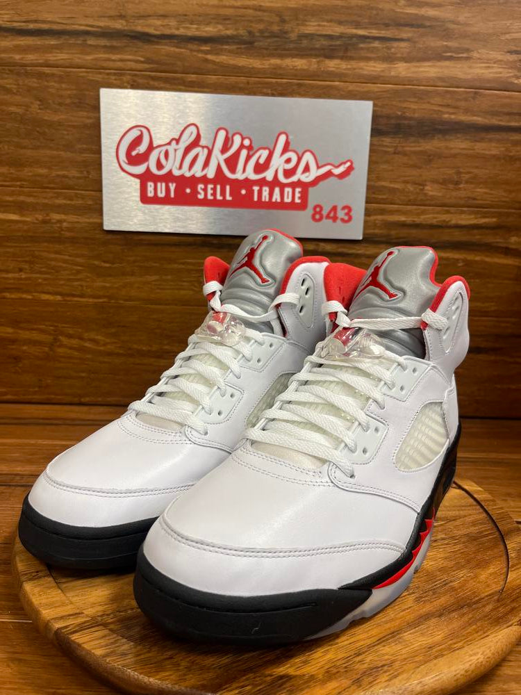 Jordan 5 Retro Fire Red Silver Tongue (2020)