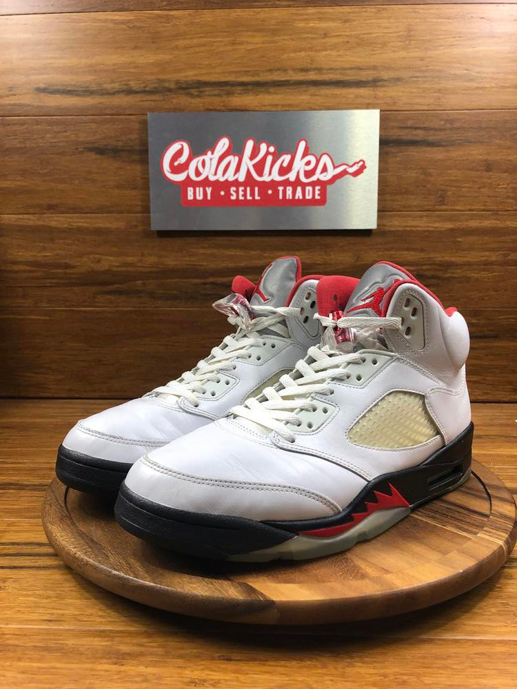 Jordan 5 Retro Fire Red Silver Tongue (2020)