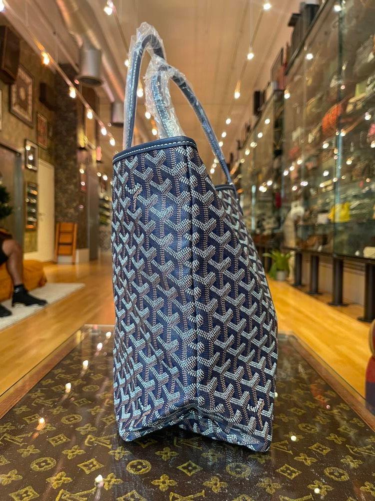 Goyard St. Louis PM Blue w/ Pouch