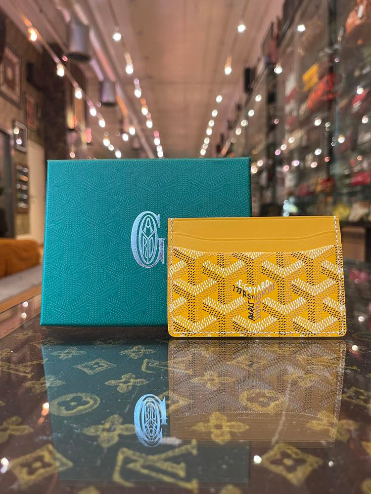 Goyard Saint Sulpice Leather Card Wallet