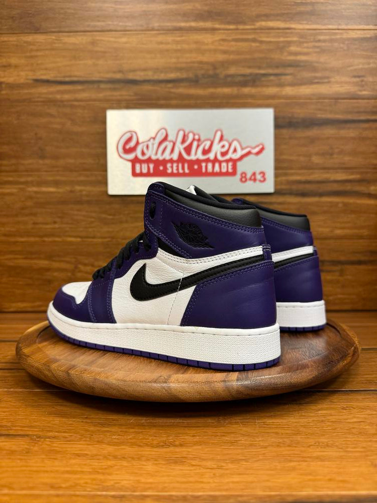 Jordan 1 Retro High Court Purple White (GS)