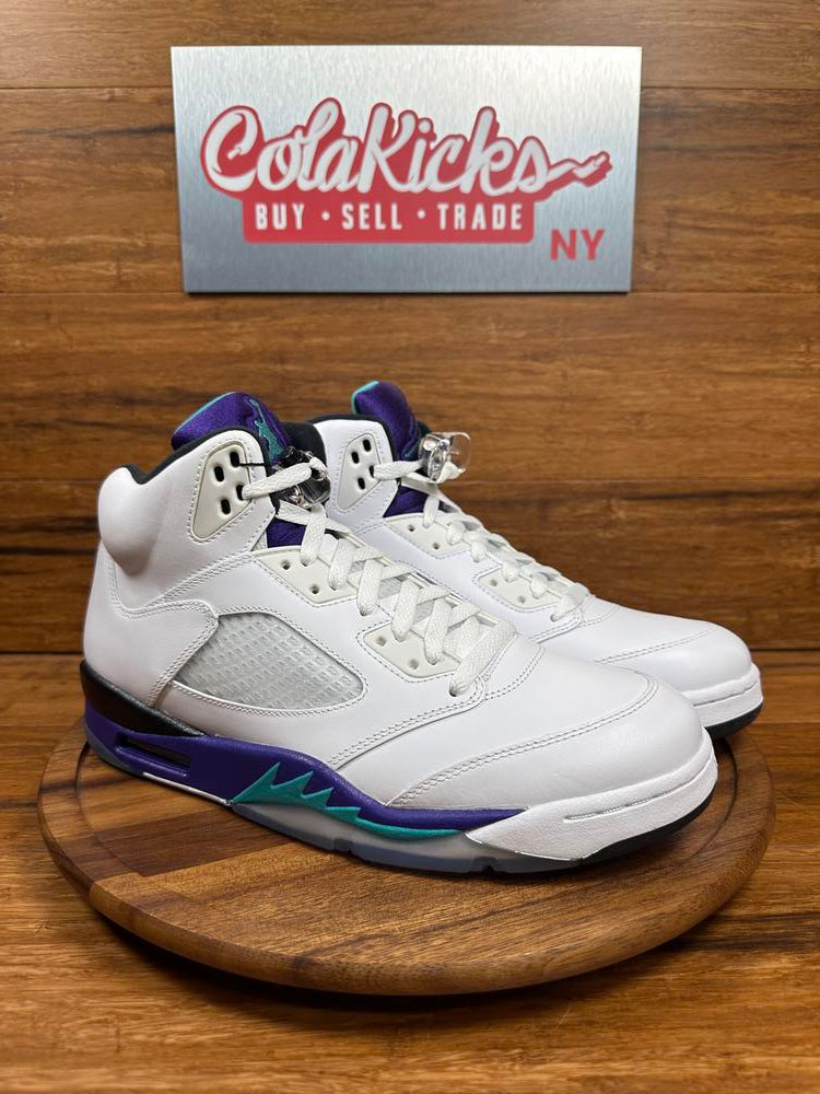 Jordan 5 Retro Grape (2013)(Sole discoloration)