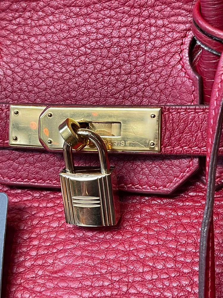 Hermes Birkin 30 Rubis Gold 1999