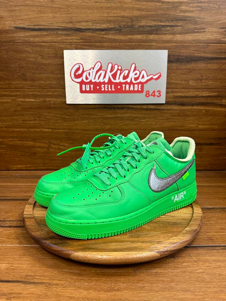 Nike air force 1 low off white outlet green