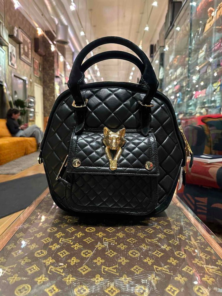 Burberry Prorsum Quilted Lambskin Country Animal Orchard Bag