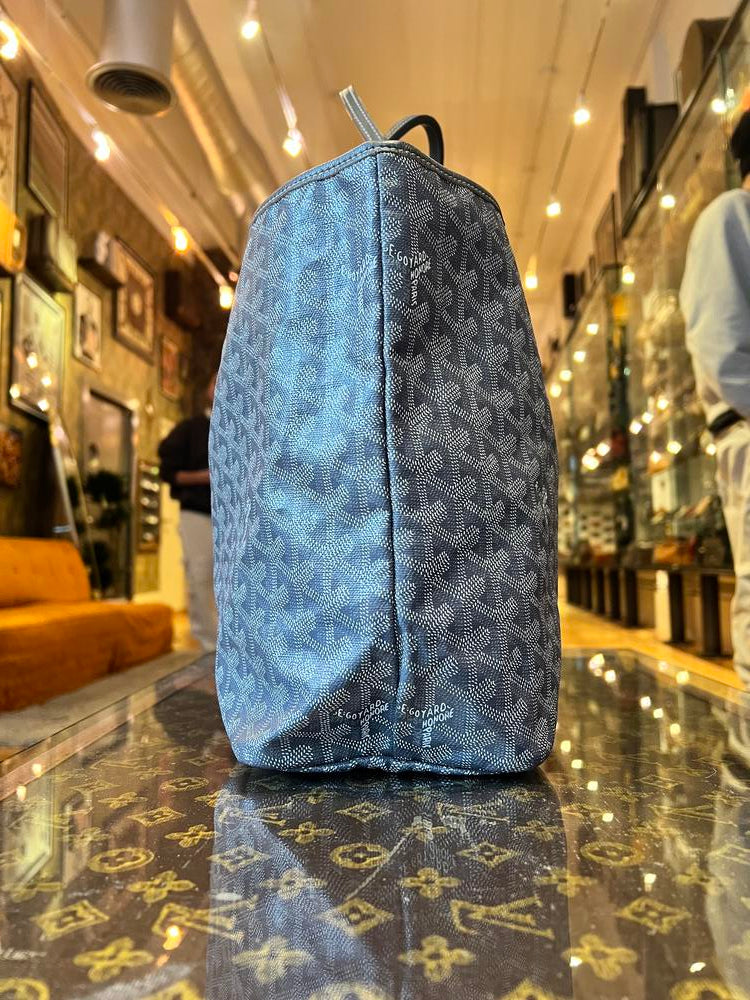 Goyard St. Louis PM Tote w/ Pouch Grey