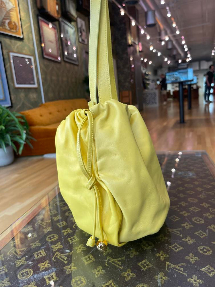 Bottega The Bulb Medium Shoulder Bag Yellow