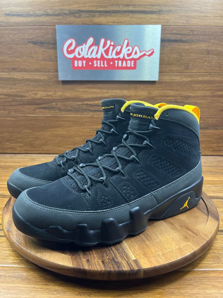 Jordan 9 Retro Dark Charcoal University Gold