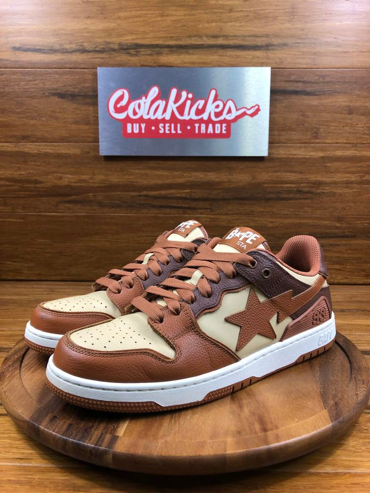 A Bathing Ape Sk8 Sta #5 Brown Beige