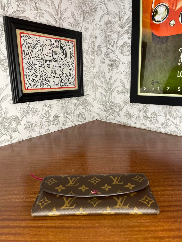 Louis Vuitton Monogram Snap Long Wallet (w/ Initials)