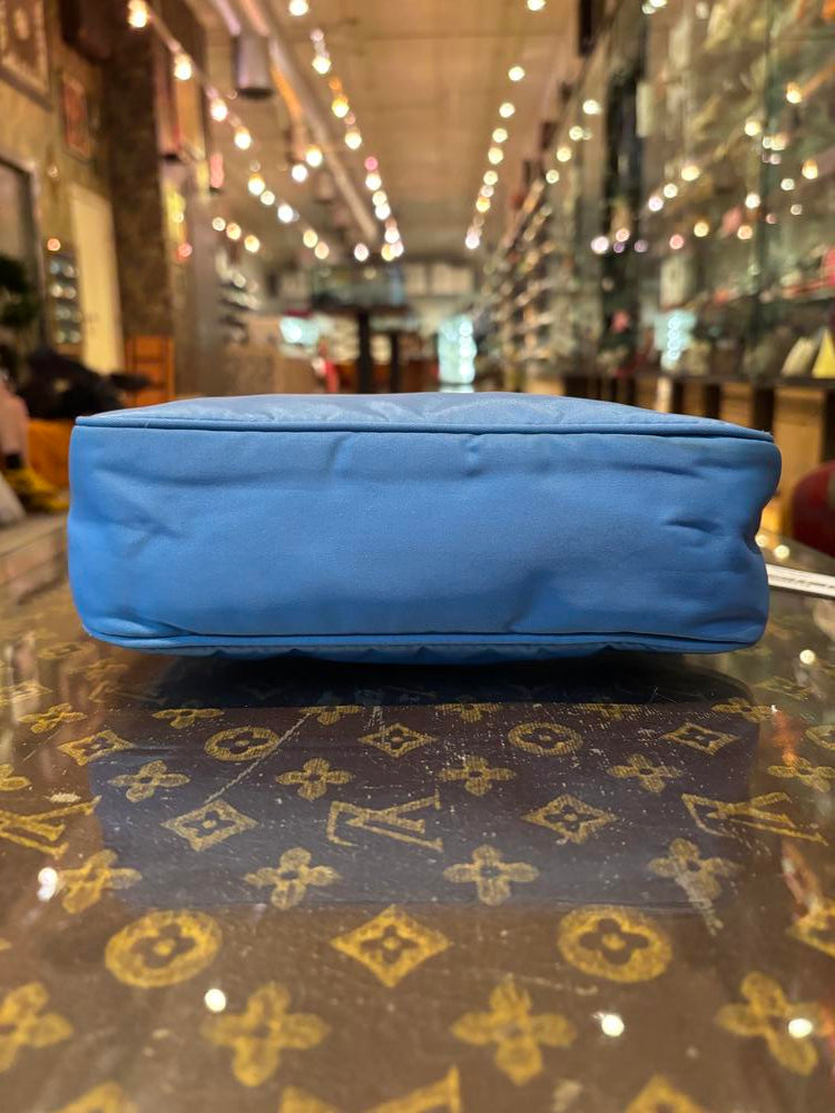 Prada Nylon Pochette Blue