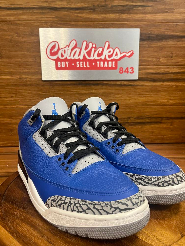 Jordan 3 Retro Varsity Royal Cement