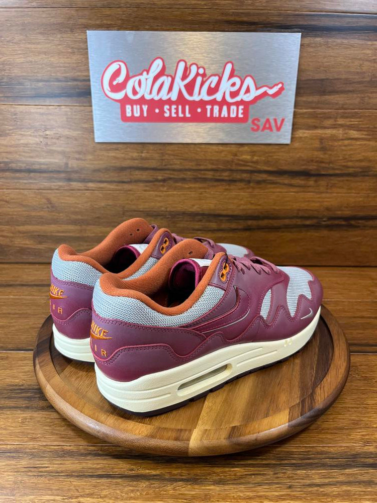 Nike Air Max 1 Patta Waves Rush Maroon (without Bracelet)