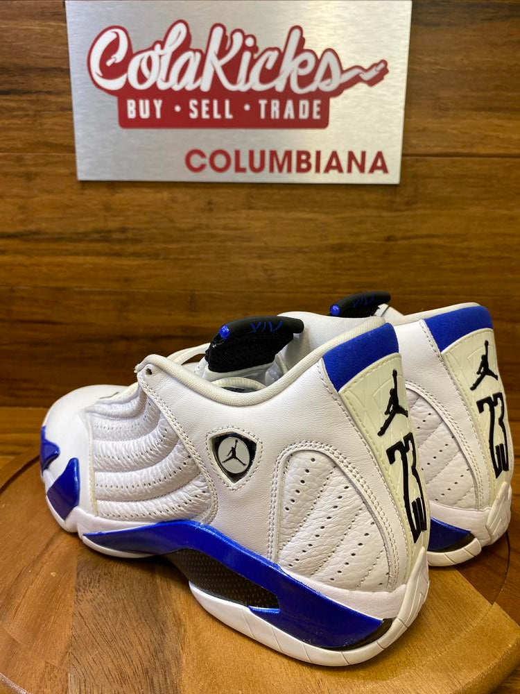 Jordan 14 Retro White Hyper Royal