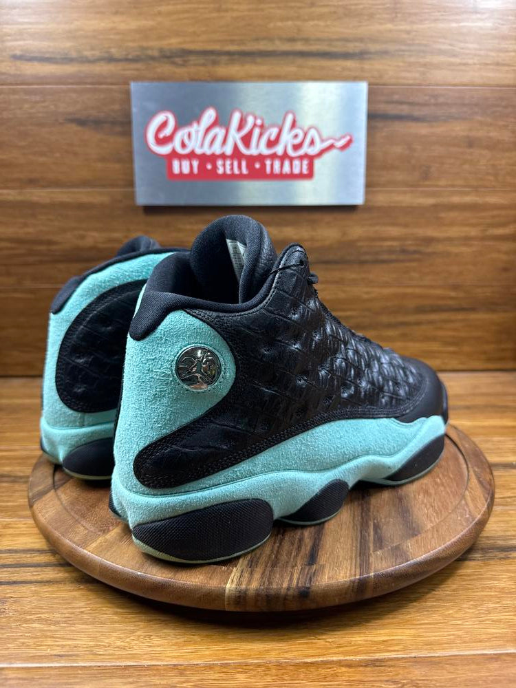 Jordan 13 Retro Black Island Green