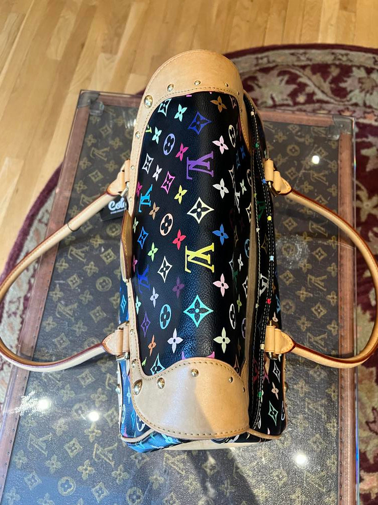 Louis Vuitton Black Multi Murakami Beverly GM