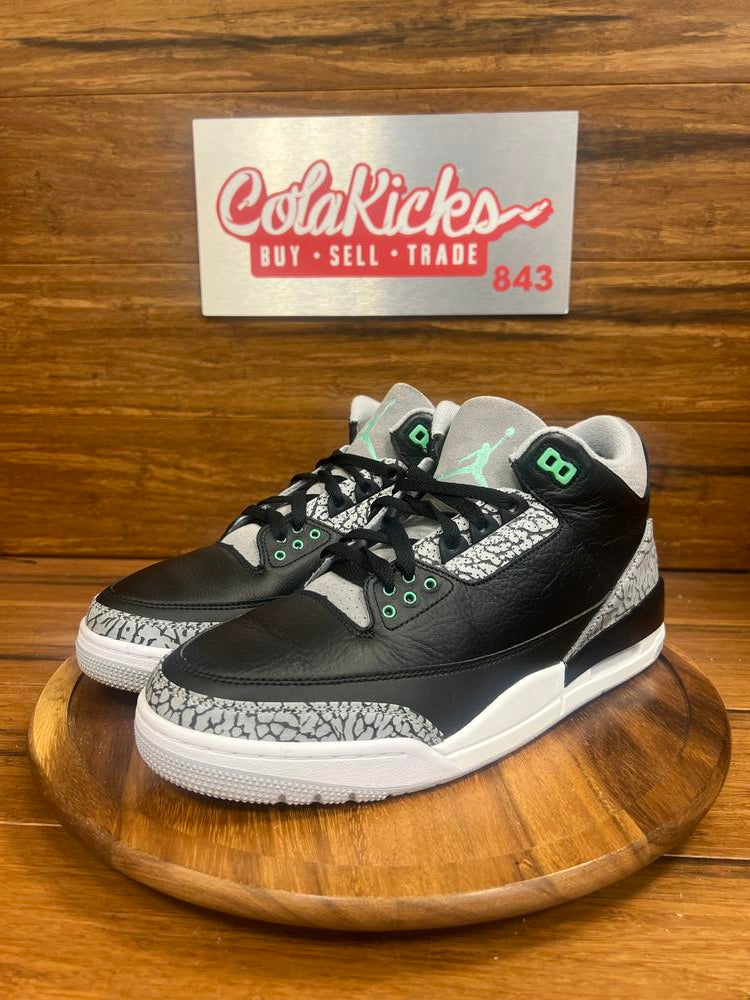 Jordan 3 Retro Green Glow