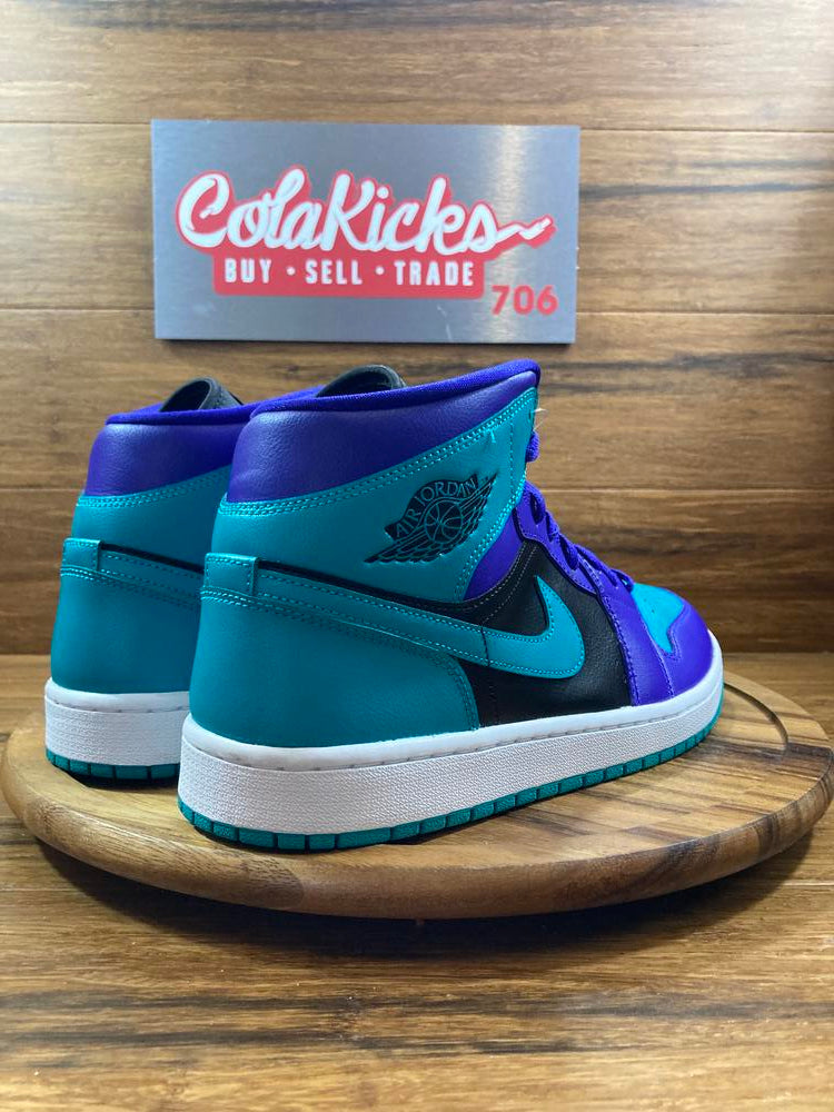 Jordan 1 Mid Black Grape (Women's)