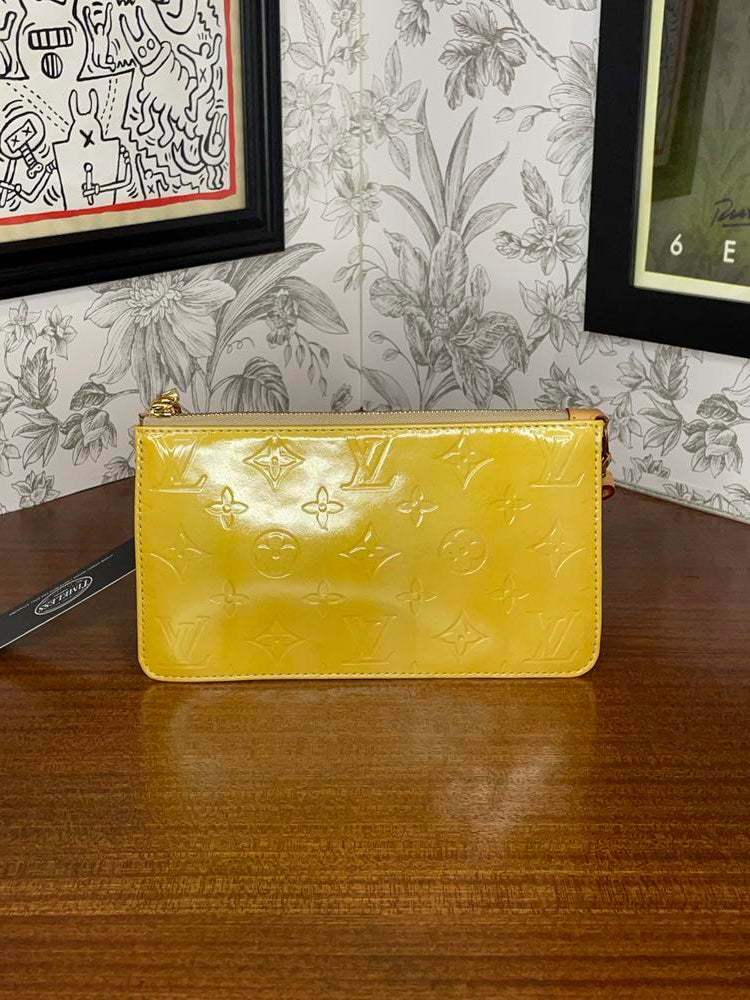 Louis Vuitton Yellow Vernis Pochette